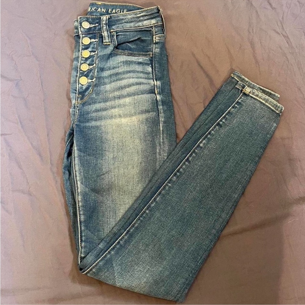 American Eagle Outfitters Women's Blue Jeans